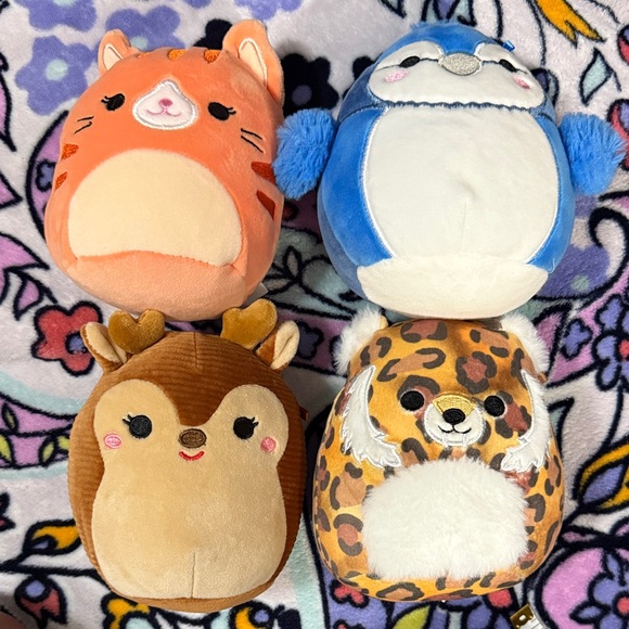 Set of 4 squishmallows - Picture 1 of 6